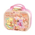 Cheese Bear kids stationery box toy set in pink portable suitcase - Cheese Bear Deluxe Camping Set