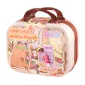 Capybara themed luxury camping stationery set in portable pink treasure box for kids - Capybara Deluxe Camping Set