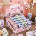 Set de 16 rubans adhésifs décoratifs floraux vintage dans une boîte d'affichage - Puzzle Rétro (16 Rouleaux/Boîte)