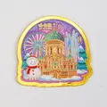 Aimant de réfrigérateur en métal souvenir avec la cathédrale Sainte-Sophie de Harbin - Harbin