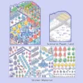 DIY Harbin Stadtlandschaft Aufkleber-Set inklusive 1 Basiskarte und 3 Stickerbögen - Harbin / 3 Aufkleber + 1 Szenenkarte + 1 Pinzette