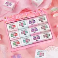 Decorative 12-box cute washi tape gift set for student scrapbooking and DIY stickers - Starter Collection / Single Box (5 Rolls)