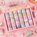 60 rolls vintage gold foil washi tape set in pink decorative gift box for DIY crafts - Gold Foil Tape Set / 60 Rolls