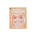 Notes autocollantes mignonnes en forme de pain de mie chat pour journal intime et rappels - Tranche de Pain de Chat / 40 Pièces/Pack