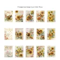 Vintage butterfly and floral scrapbooking paper 30pcs set for DIY journaling and decoration - 30 Pieces/Pack / Daisy Butterfly