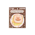 Notes autocollantes en forme de sandwich ours pour scrapbooking, journal intime et rappels - Sandwich à l'Ours / 40 Pièces/Pack