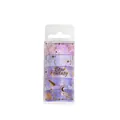 Purple galaxy themed washi tape set with gold foil Star Fantasy motifs for DIY journal decor - Dreamy Starry Sky Single Box / 5 Rolls/Pack