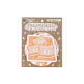 Notes adhésives en forme de pain ours mignon bloc-notes pour scrapbooking étudiant - Nourriture en forme d'ours / 40 Pièces/Pack