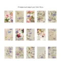 Vintage butterfly dream collage paper 15 designs 30 pcs set - 30 Pieces/Pack / Purple Butterfly Sea