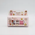 Cute pink cartoon girl washi tape gift box set perfect for DIY bullet journaling decoration - Fairy Daily