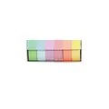 Premium set of 6 macaron colored washi tapes in pastel rainbow hues for DIY journals - 15mmx2m / Six Colors