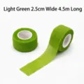 Light green self-adhesive finger protection bandage elastic non-woven wrap tape - Approx 4.5 Meters / Light Green