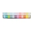 12-roll set of solid color washi tapes in macaron rainbow shades for DIY journals - 15mmx2m / Twelve Colors