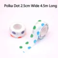 Selbsthaftende Fingerbandage mit Punkten 2,5 cm x 4,5 m - Einzelrolle (Breite 2.5cmxLänge 4.5m) / Polka Dots