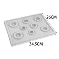 Professionelles graues Schmuck-Designtablett 34,5x26cm für DIY-Armbänder und Ketten - 34.5x26cm / Großes Armband-Board