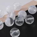 Transparent acrylic round beads with white marble swirl effect for DIY jewelry making. - 6mm / Marble White