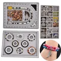 Professional jewelry bead design boards and measurement trays for DIY handmade bracelets - 3-Piece Design Board Set