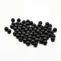 Schwarze Acryl-Rundperlen mit Loch für DIY-Schmuckherstellung und Bastelarbeiten - 10mm (500g Packung/Ca. 880 Stück) / Schwarz