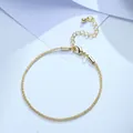 Elegant 14K gold-filled textured chain bracelet with adjustable extender for women - Gold Glitter Chain Bracelet / Gold