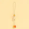 Colgante artesanal para móvil de gato de la suerte con cuentas de raíz de Bodhi - 12mm Bodhi Gato Suerte 6mm Citrina Calabaza de Jade (SL5231)