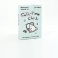 Cardlover Full-Time Chill postcard set with cat illustration 30 sheets gift cards - Relaxing Is The Real Business / 30 Sheets