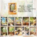 Retro Aquarell-Scrapbooking-Papier für DIY-Tagebuch, Set mit 20 Blättern Material - Papiergeschichten