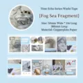 Cinta adhesiva para diario DIY serie Time Echo de estilo coreano ins minimalista - Fragmentos del Mar de Niebla