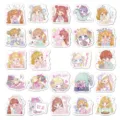 Set of 24 cute anime girl stickers for journal decoration, planning and stationery - Fantasy Girl Style (TT060) / Pack of 24