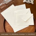 Stationery set with letter paper and envelopes featuring cute lamb illustration 148x204mm - Plush Dream (148x204mm Paper x4 And 156x108mm Envelope x2)