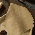 Fogli di carta da lettere kraft vintage con linee tratteggiate per calligrafia - Confezione da 100 / colore pelle di mucca / A5