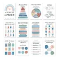 Set di 12 poster sulla salute mentale per la consulenza scolastica e la decorazione. - Stile 03 (Poster Salute Mentale)