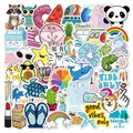 Collection of fresh VSCO vinyl waterproof stickers for laptops and water bottles. - TT010 Fresh Style (50 Pieces) A Upgraded