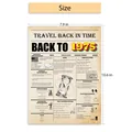 Vintage 1975 back in time verjaardagskaart poster in 7,9 x 10,6 inch formaat - 50 Jaar (1975)