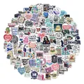 Large collection of reading themed stickers with quotes for scrapbooks and laptops - Pack of 100 / Reading Theme Holographic Stickers