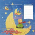 The Little Prince themed stationery set with envelopes and letter paper in oil painting style - Galaxy Sinking / 2 Envelopes and 4 Letter Papers Pack