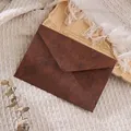Elegant vintage brown textured specialty paper envelope for greeting cards and invitations - 1 Sheet / Coffee