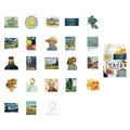 Van Gogh classic oil painting themed decorative sticker box set for DIY handbook scrapbooking - 46 Pieces/Pack / Van Gogh Impression