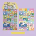 Cute cartoon rabbit sticker sheets for kawaii DIY scrapbook and notebook decoration - Little Rabbit's Rainbow Mood / 2 Sheets