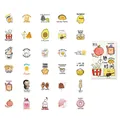 Cute cartoon food stickers boxed set aesthetic kawaii journaling scrapbooking diy crafts - Nap Time