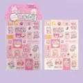 Cute pink cartoon rabbit stickers for DIY scrapbooking and journal decoration crafts - Working Rabbit Girl's Fantasy / 2 Sheets