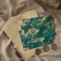 Retro stationery set with dark green marble envelopes, kraft paper and wax seals set - 墨绿色信封套装