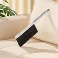 Minimalist 2-in-1 bed brush for sofa cleaning with ergonomic handle and soft bristles - Grayish White