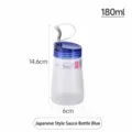 Botella de salsa japonesa azul de 180 ml para aceite, salsa de soja y vinagre de cocina. - 180ML / Azul