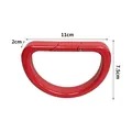 Asa ergonómica roja para bolsas de la compra pesadas, 11 cm de ancho - Rojo