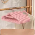 Non-slip velvet clothes hanger in cherry blossom pink for closet organization - 1 Piece / Sakura Pink