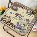 Cojín de gel refrescante de dibujos animados para silla con borde de leopardo - Diario de Cachorro de Leopardo