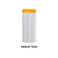 Rollo de película plástica desechable antipolvo para muebles 240cm x 15m - 240cm*15m / Transparente
