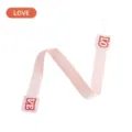Simpatica fascia da parete porta accessori capelli rosa per bambini con motivo LOVE - Rosa Chiaro Love