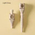 Light gray detachable plastic kitchen funnel with flexible bellows for easy pouring - Detachable Extendable Style / Light Gray