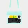 Pochette de téléphone étanche vert menthe grande capacité avec écran tactile et sangle - Vert Menthe